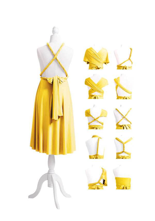 72styles Gold Yellow Multiway Convertible Infinity Dress
