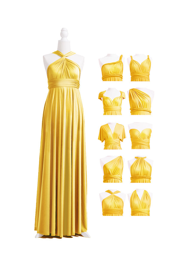 72styles Gold Yellow Multiway Convertible Infinity Dress