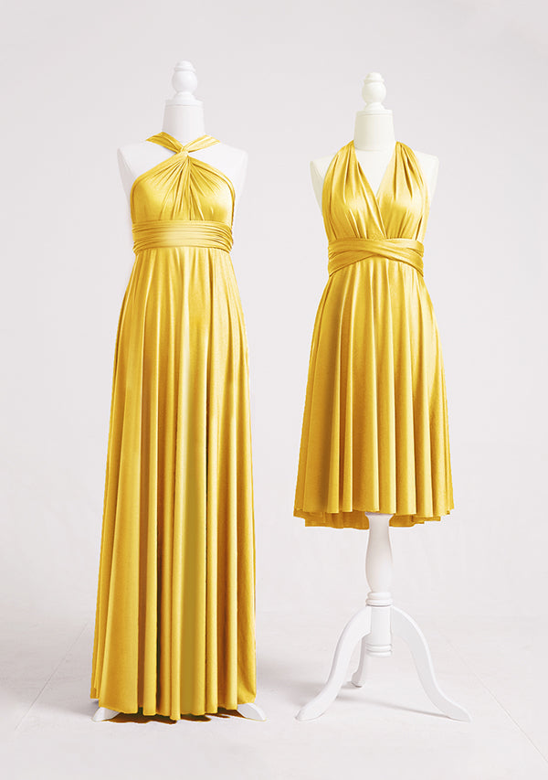 72styles Gold Yellow Multiway Convertible Infinity Dress