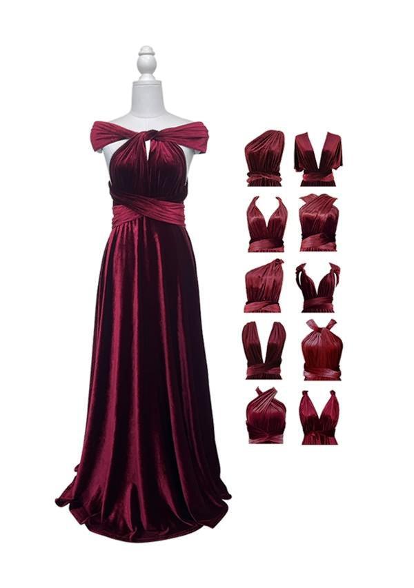 Velvet Multiway Convertible Infinity Dress - InfinityDress.com