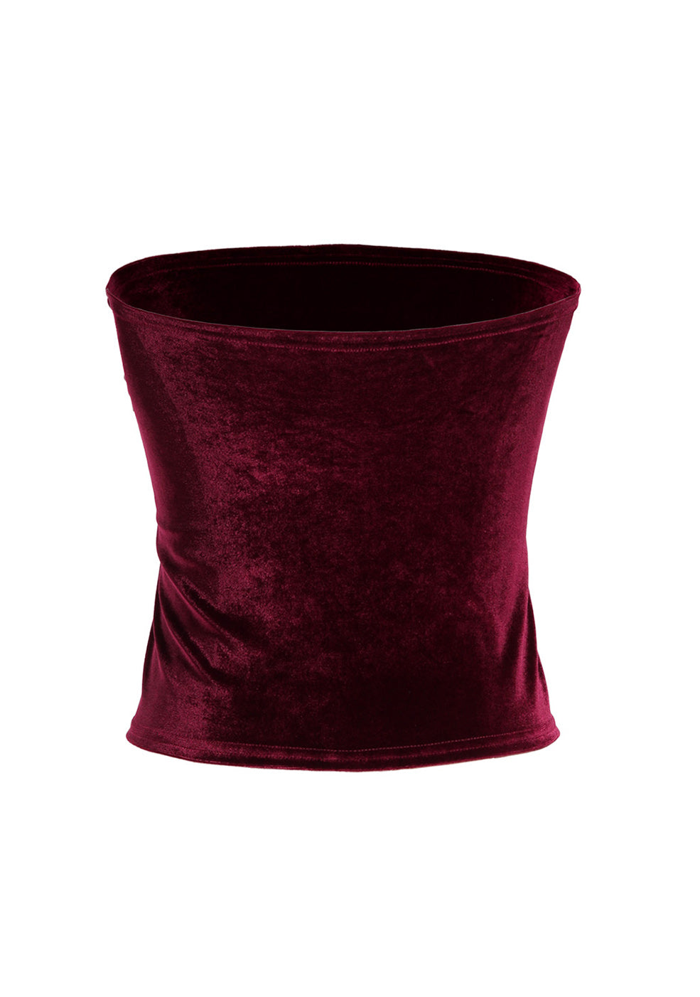 Strapless Velvet Bandeau Tube Top for Infinity Convertible Multiway Dress