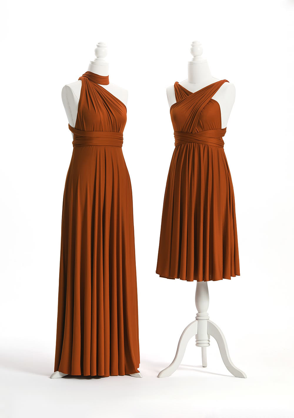 72Styles Burnt Orange Multiway Infinity Dress