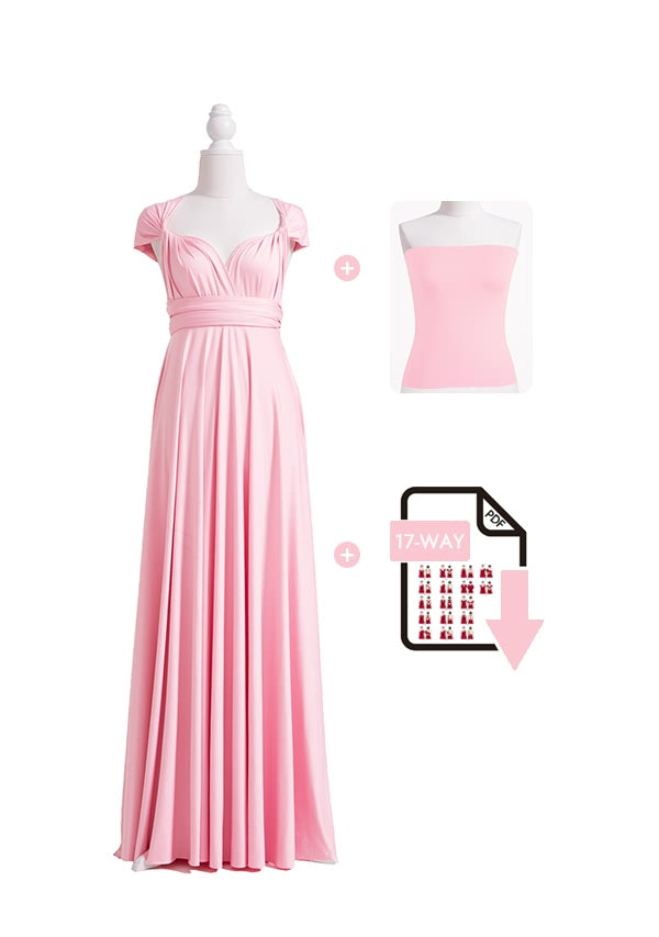 72Styles Blush Pink Infinity Dress Free Bandeau and Tutorials