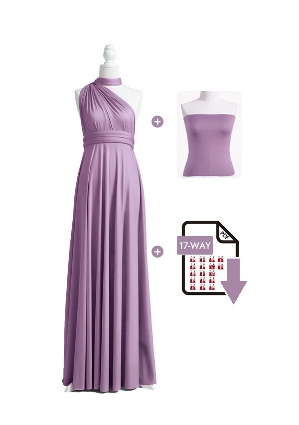 72Styles Mauve Infinity Dress Free Bandeau and Tutorials