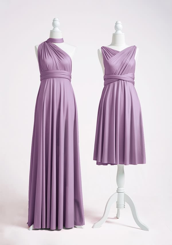 Mauve Multiway Convertible Infinity Dress