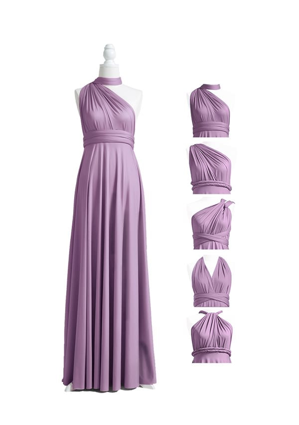 Mauve Multiway Convertible Infinity Dress