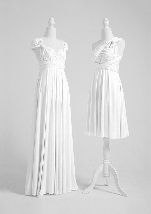 White shop convertible dress