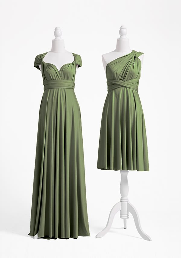 Green shop multiway dress