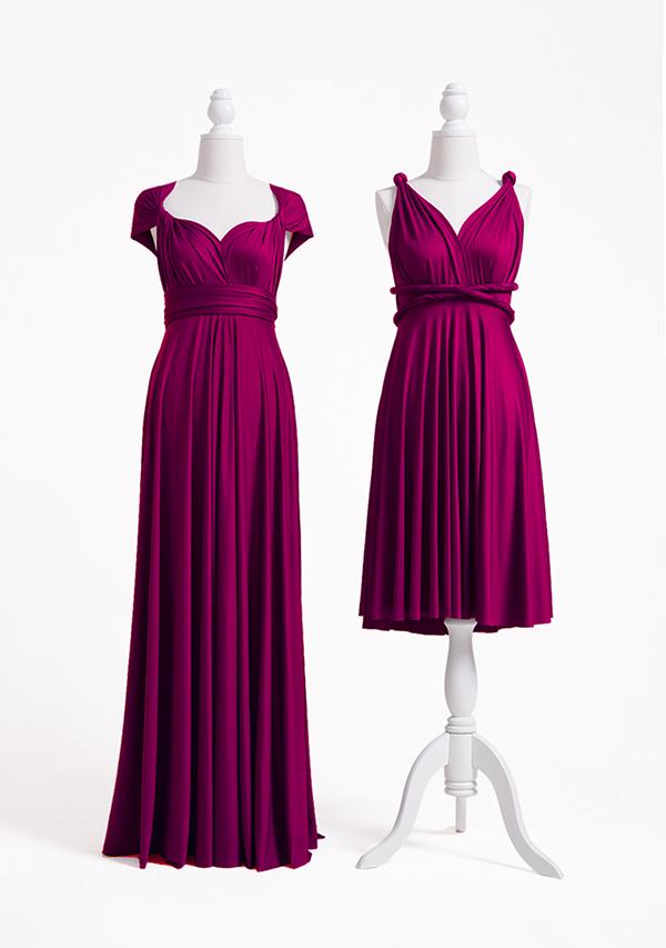 Plum Multiway Infinity Dress