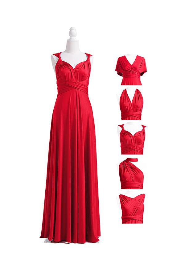 Red Multiway Infinity Dress