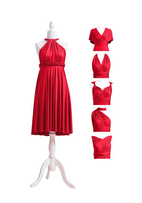 Red Multiway Infinity Dress